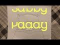 SABBY PADDY (the origin animation)