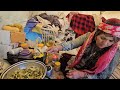 Iran Nomadic Life | How To Cook Local Buttermilk Soup With Natural And Organic Vegetables