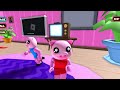 PEPPA PIG AND BABY GEORGE PIG VS ESCAPE MR. NIGHTMARE SCHOOL IN ROBLOX