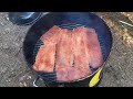 Smoking some salmon