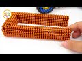 ASMR Video - How To Make Amazing Crane Truck From Magnetic Balls Magnetic Gold 4K