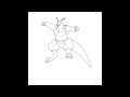 Squash and Stretch animation test, cute kangaroo