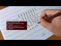 Italic Calligraphy Tutorial : 01. the Basic, from Tools to Strokes (Beginner Friendly)