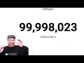 MrBeast doesn't hit 100 million subscribers