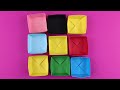 How to make a paper box. Easy peasy.