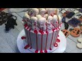 Cake | Halloween Theme (Bloody Skulls)