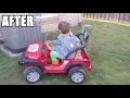 Modifying my Kids Power Wheels for MAX Performance