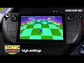 Sonic Mania Plus // High Settings - Windows on Steam Deck Gameplay