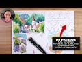 How To Add TREES & PLANTS To Your Urban Sketches