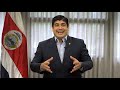 Austrian World Summit 2021 - President Carlos Alvarado Quesada of Costa Rica Video Message