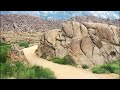 Whitney Portal Road Down and The Movie Road in Alabama Hills