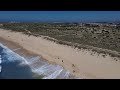 Drone video surfing Peniche