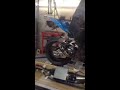 Fire blue s1000rr hilltop motorcycle's