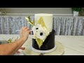 BOLD Modern Diamond Cake Design | Cake Decorating Tutorial | Abstract Modern Cakes