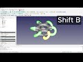 FreeCad - Modeling A Twisting Object Using Surface And Curve WB.
