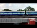 Dangerous Flat-Wheel sound by LHB train||Station skips Train crossings & Overtakes||Indian Railways