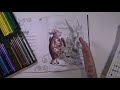 Alice In Wonderland Coloring in the new studio! - Adult Coloring Tutorial