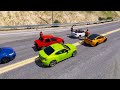 Abartı Egzozlu Arabalar ile Polisten Kaçıyoruz - GTA 5