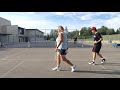 Pickleball Doubles game footage