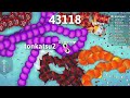 OMG 😱Snake io 🐍 Ube snake skin 🐍 delicious  snake party, gameplay||  Ds worms