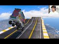 GTA 5 - दुनिया का सबसे ऊंचा !! 😳😲IMPOSSIBLE SUPER MEGA RAMP CHALLENGE 😱😫 GTA 5 !! 11 DJ INDIAN STORY