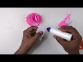 Beautiful Paper Flower Making | Paper Crafts For School | Home Decor | Paper Craft | DIY | Crafts