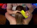 2-HOUR Insomnia Treatment ASMR - Hair Play, Nape, Scalp & Brushing Sounds (No Talking)