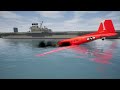 EMERGENCY LANDING WITHOUT LANDING GEAR ON AIRCRAFT CARRIER - Airplane Crash in BRICK RIGS