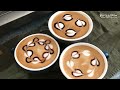 How to make hearts in coffee at home