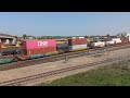 BNSF EASTBOUND Intermodal with DPU  Tuesday May 14h  Northeast Minneapolis