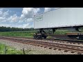 The Happy engineer on a short I031 at jones crossing in Woodford Va