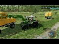 TRANSPORTING 32 SILAGE BALES and store them in the FARM SHED│THE BAVARIAN FARM │FS 22│2