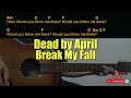 Dead by April - Break My Fall Guitar Chords cover