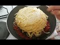 SİRKE SOSLU SPAGETTİ 😍 SPAGHETTI WITH VINEGAR SAUCE 😍 Deneyin Daha Önce Ben Ne Yiyordum Dersiniz 👌👌