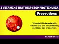 3 Vitamins That Stop Proteinuria And Repair Kidneys!
