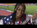 Sha'Carri vs Shericka ANCHOR SHOWDOWN decides EPIC 4x100 between USA and Jamaica | NBC Sports