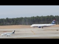 US Airways A320-200 Takeoff @ RDU