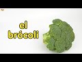 Fruits and vegetables in Spanish (Las frutas en español)