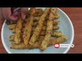 When you have 3 potatoes and onion, Crispy potato sticks#asmr