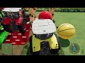 CLAAS TRACTORS vs COLORED BASKETBALLS - Farming Simulator 22