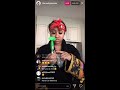 Herbo Girlfriend TheRealKyleSister HIGH on PERCS IG Live