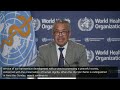 LIVE: Media briefing on global health issues with Dr Tedros