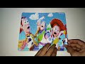 toy story, woody and buzz - Menyusun puzzle 