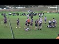 An example of a massive legal rugby tackle