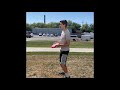 Throwing an Ultimate Frisbee Backhand (slow motion)