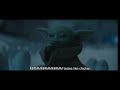 Baby Yoda with subtitles