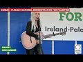 Fieldsy sings 'The Fields of Palestine' at the National Demonstration for Palestine 2024.02.17