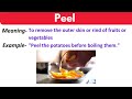 Kitchen verb || English grammar|| English spoken #knowledge