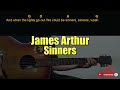 James Arthur - Sinners Guitar Chords cover