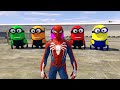 GTA 5 Epic Spider-Man Saves Minions Jumps/Funny moments ep.131